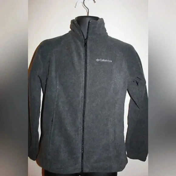 Columbia Full zip gray Sweater size 1X - Picture 2 of 16
